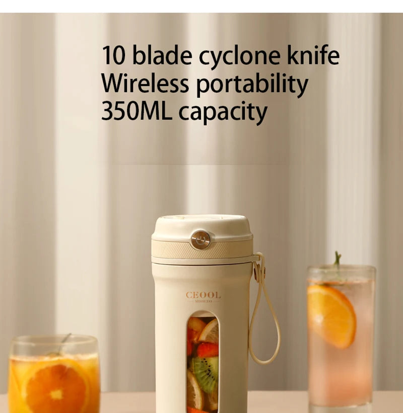 Portable Multi-Blade USB Smoothie Blender