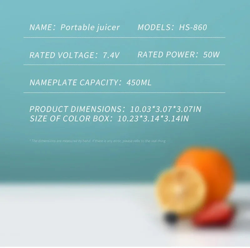 Mini Electric Ice Crushing Juicer Cup