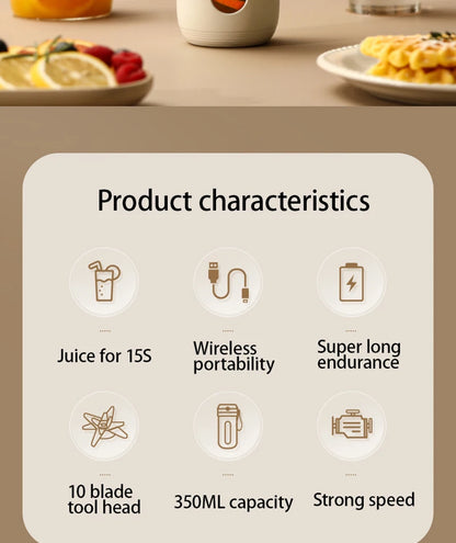 Portable Multi-Blade USB Smoothie Blender