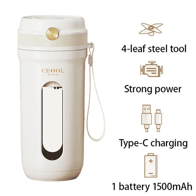 Portable Multi-Blade USB Smoothie Blender