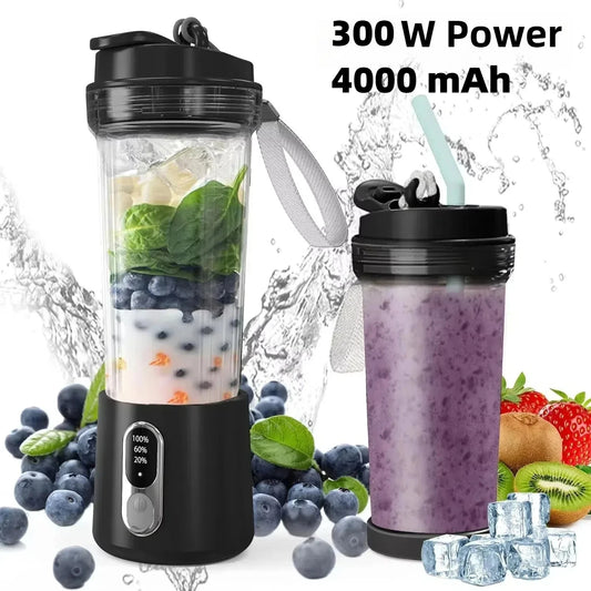 300W Portable USB Juicer Blender Cup