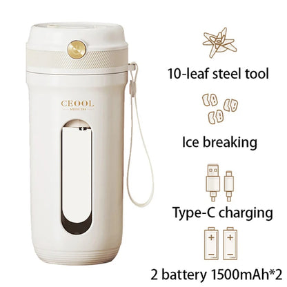 Portable Multi-Blade USB Smoothie Blender