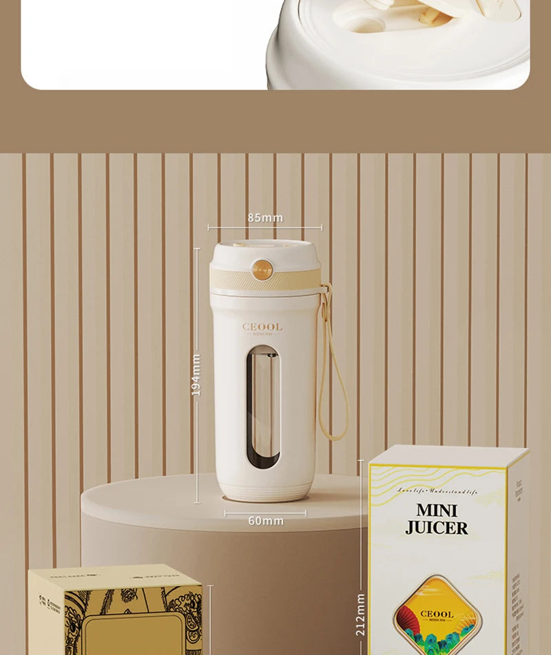 Portable Multi-Blade USB Smoothie Blender